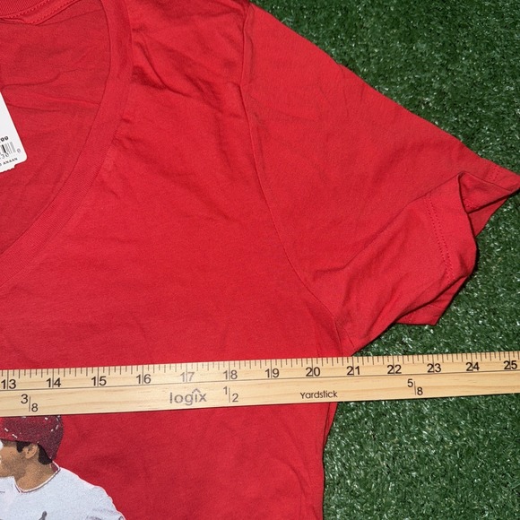 New Era Shoei Ohtani Los Angeles Angels MVP Women's‎ V-neck XL Red T-shirt NWT - Picture 6 of 9